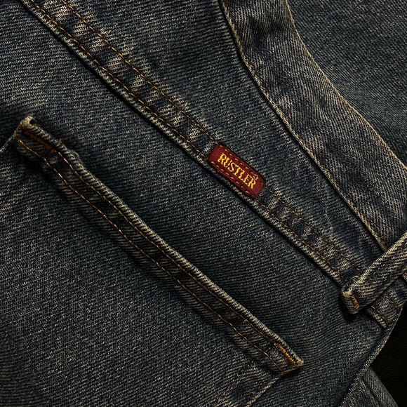 Rustler mens jeans blue denim - Picture 6 of 8